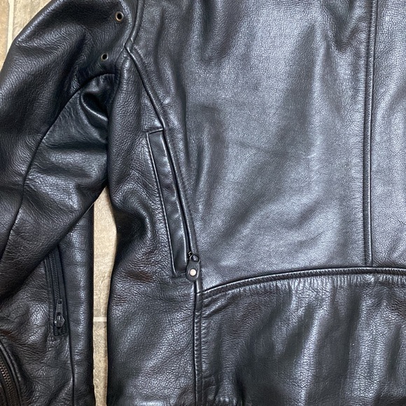SOLD on eBay. Vanson Leathers Drifter Mk2 Blacked Out Leather Motorcycle Jacket. - Picture 10 of 11